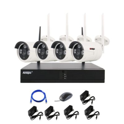 Anspo 4CH Wifi CCTV Camera kit