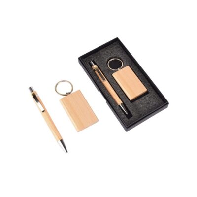 BAMBOO PEN WITH KEYRING